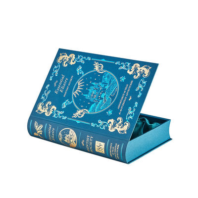Custom Vintage Magnetic Closure Gift Box Packaging Kertas kaku Kotak buku palsu