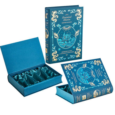 Custom Vintage Magnetic Closure Gift Box Packaging Kertas kaku Kotak buku palsu