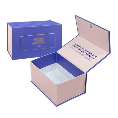 Papan bergelombang Custom Magnetic Flap Lids Baseball Cap Box untuk Kemasan Mewah
