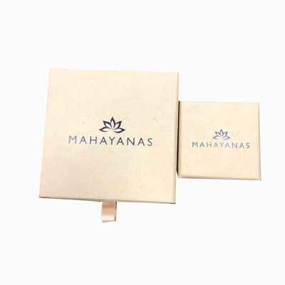 Kotak kemasan laci perhiasan kertas khusus Daur Ulang Dengan Penutupan Magnetik