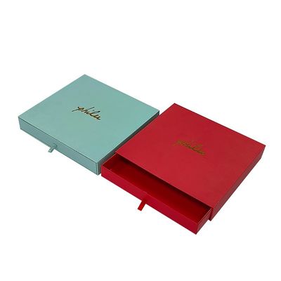 Luxury Cardboard Wallet Packaging Box Drawer Paper Gift Box Packaging Logo yang disesuaikan