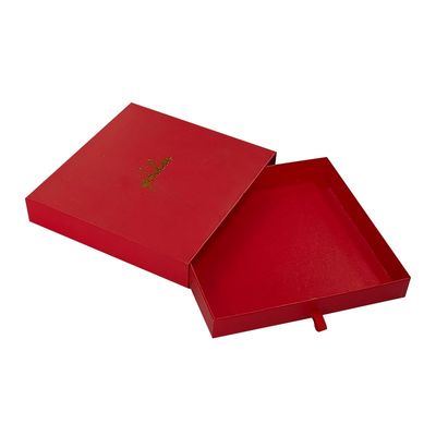 Luxury Cardboard Wallet Packaging Box Drawer Paper Gift Box Packaging Logo yang disesuaikan