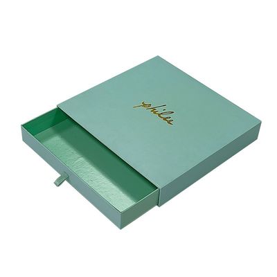 Luxury Cardboard Wallet Packaging Box Drawer Paper Gift Box Packaging Logo yang disesuaikan