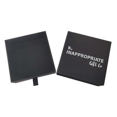 Matte Black Paper Gift Package Box Custom Untuk Perhiasan Jam Tangan Kacamata