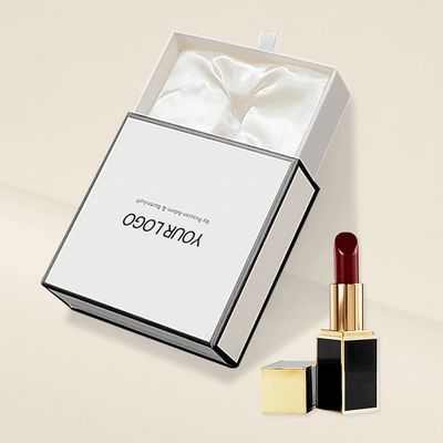 Kotak hadiah kosmetik industri botol parfum bungkus kaca dengan satin busa EVA sisipan