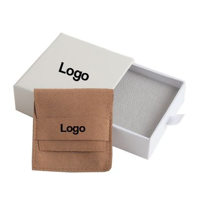 Kertas Lapisan Kertas Mewah Slide Laci Kotak Perhiasan Packing Box dengan Logo Pelanggan FSC Certified