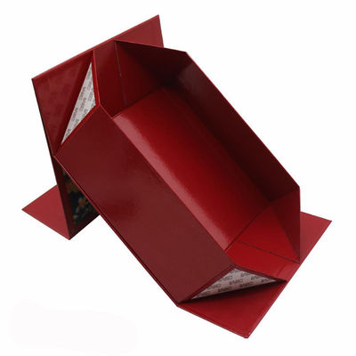 Kothak kemasan wig abu-abu besar Kothak hadiah magnetik lipat kertas A5