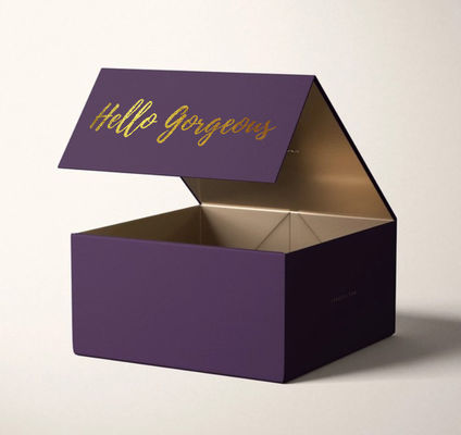 Custom Logo Grey Board Magnetic Box dengan Magnetic Closure dan EVA Insert TUV Verified