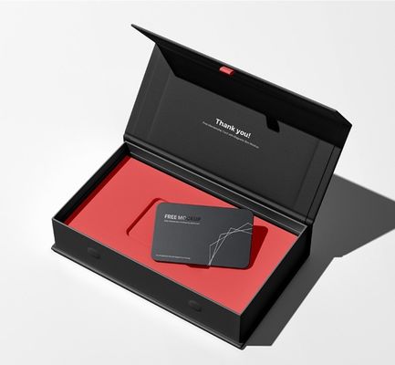 Custom Logo Grey Board Magnetic Box dengan Magnetic Closure dan EVA Insert TUV Verified