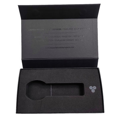 Custom Logo Grey Board Magnetic Box dengan Magnetic Closure dan EVA Insert TUV Verified