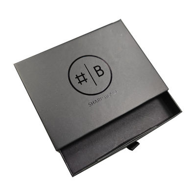 Kothak kaku Custom Luxury Lipat Kardus Hitam Magnetik Kothak Hadiah Hitam dengan Sponge Liner