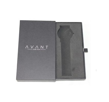 Perlindungan Lingkungan Matt Laminasi Kardus Hard Box Hadiah Hitam untuk Bingkai Foto