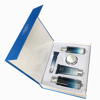 Pemesanan Custom Book Shape Magnetic Box untuk perawatan kulit dan kosmetik diterima