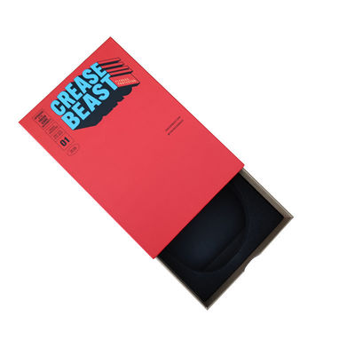 Set hadiah kotak magnetik merah untuk kemasan mewah akhir