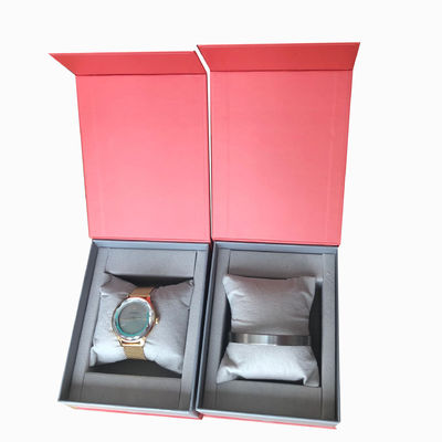 Custom Logo Perhiasan Gift Packaging Box dengan Velvet Insert di Matt atau Laminasi Glossy