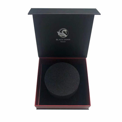 Custom Logo Perhiasan Gift Packaging Box dengan Velvet Insert di Matt atau Laminasi Glossy
