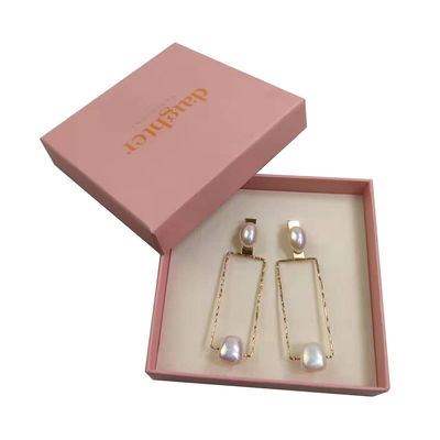 Custom Ring Kalung Earrings Packaging Box Untuk Produk Mini Pack