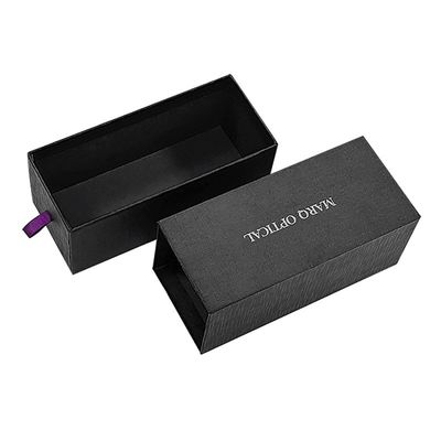 Custom Order Slim Paper Cardboard Drawer Box Hadiah dengan Inserts Foam dan Laminasi Glossy