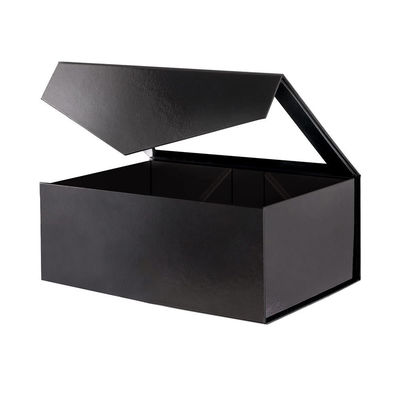 Custom Flip Top PVC Window Paper Packaging Box Hadiah Tutup Magnetik Besar dengan Tutup Jendela Jelas
