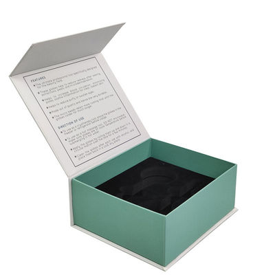 Sliding/Drawer Style Magnetic Cover Gift Box Pengemasan dengan dan Warna-warni Fans Paper