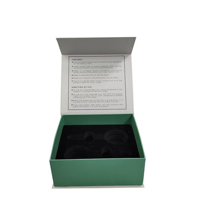 Sliding/Drawer Style Magnetic Cover Gift Box Pengemasan dengan dan Warna-warni Fans Paper