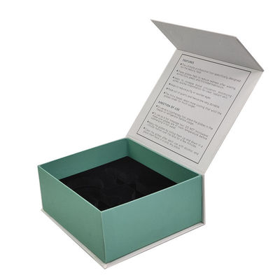 Sliding/Drawer Style Magnetic Cover Gift Box Pengemasan dengan dan Warna-warni Fans Paper