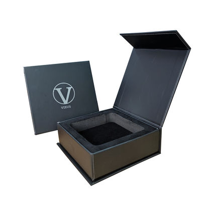 Custom Magnetic Book Shape Box Perfume Bottle Packing Paper Gift Box dengan jendela PVC