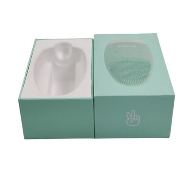 Fashion Luxury Hair Brush Black Gift Box Set dengan EVA Foam dan Gold Foil Printing Handling