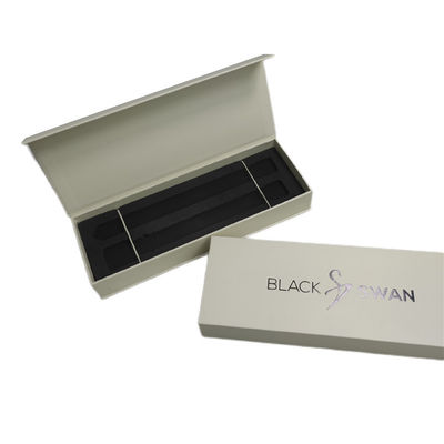 Logo Custom yang sederhana dan elegan cetak Black Watch Strap Box Packaging Paper Box