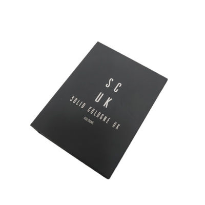 Custom Tin and Packaging Box for Luxury Black and White Solid Cologne for Men Perfume (Kotak Tin dan Kemasan Khusus untuk Perfume Pria Hitam dan Putih)
