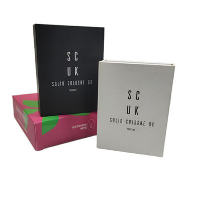 Custom Tin and Packaging Box for Luxury Black and White Solid Cologne for Men Perfume (Kotak Tin dan Kemasan Khusus untuk Perfume Pria Hitam dan Putih)