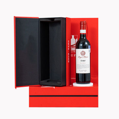 Kardus Magnetic Wine Glass Champagne Liquor Botol Whisky Kotak untuk hadiah anggur