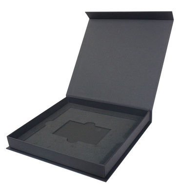 Buku Bentuk Magnetik Kotak Hadiah Kertas Dengan Foam Masukkan Mewah Kardus Kekuatan Frame Foto Album