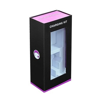 Kothak Hadiah Magnetik Mewah Untuk Power Bank Paket Kabel Pengisi Daya Dengan Logo Pencetakan Khusus