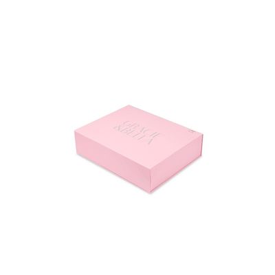 Custom Logo Magnetic Box Book Shape Package Box untuk Jam Tangan Dompet Packing Custom Order