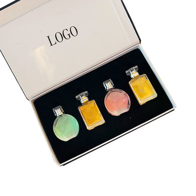 Daur Ulang Custom Batch Kecil Buku Bentuk Parfum Botol Kaca Paket Hadiah Kosmetik