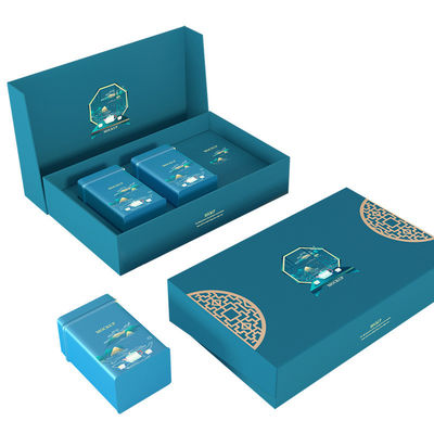 Set Teh Hadiah Kemasan Kopi cangkir lilin beraroma Madu Magnetic Flip Open Box Hadiah