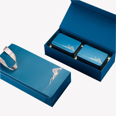 Set Teh Hadiah Kemasan Kopi cangkir lilin beraroma Madu Magnetic Flip Open Box Hadiah