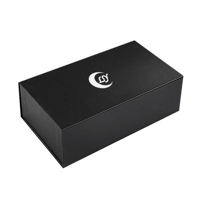 Gold Foil Printing Rectangle Magnetic Gift Box Packaging dengan Inserts Foam dan Amplop