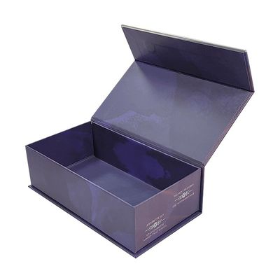 CMYK/PANTONE Printing Luxury Matte Magnetic Flip Packaging Paper Box untuk kosmetik