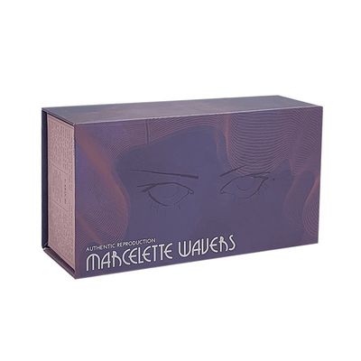 CMYK/PANTONE Printing Luxury Matte Magnetic Flip Packaging Paper Box untuk kosmetik