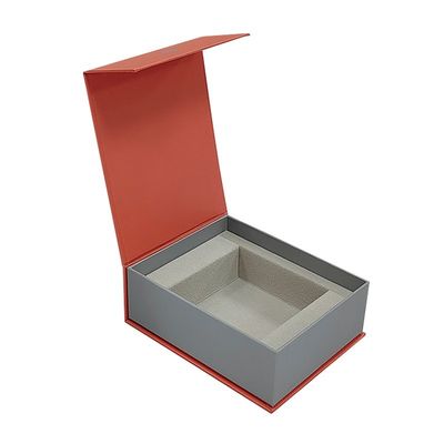 Handmade Custom Size Magnetic Book Shape Paper Rigid Gift Box Untuk Kemasan Sabuk Jam Tangan