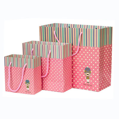 Custom Matte Laminated Retail Euro Tote Bag 250g 300g Kantong Tote Kertas Dengan Genggam