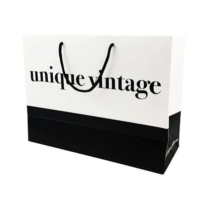 CMYK/PANTONE Printing Customized Kraft Paper Euro Tote Tas Hadiah Belanja untuk Pakaian