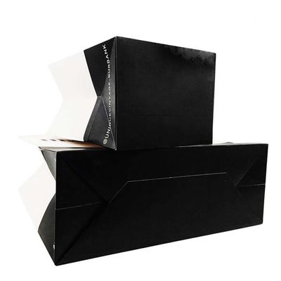 OEM Desain Disesuaikan Mewah Matte Gift Shopping Paper Bag Dengan Logo Untuk Pakaian Sepatu