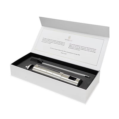 Custom Luxury Magnetic Box Flip Cardboard White Paper Magnetic Packaging Gift Box Dengan Penutupan Magnetik