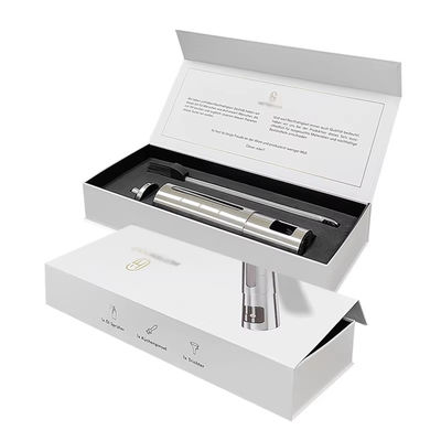 Custom Luxury Magnetic Box Flip Cardboard White Paper Magnetic Packaging Gift Box Dengan Penutupan Magnetik