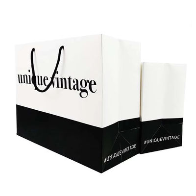 Kemasan Tas Kertas Grosir Perdagangan Rincian Tas Kado Belanja Mewah Dengan Genggam Untuk Perhiasan Bisnis Kecil