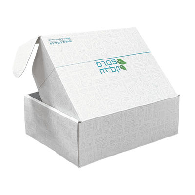 Custom Kraft Paper Cardboard Apparel Clothing Packaging Carton Mailing Moving shipping Kotak bergelombang dengan pita tarik zipper