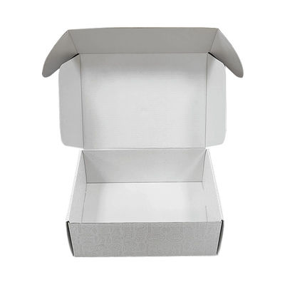 Custom Kraft Paper Cardboard Apparel Clothing Packaging Carton Mailing Moving shipping Kotak bergelombang dengan pita tarik zipper
